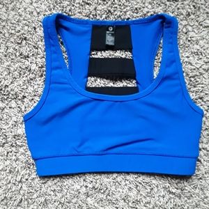 90 degree sports bra blue